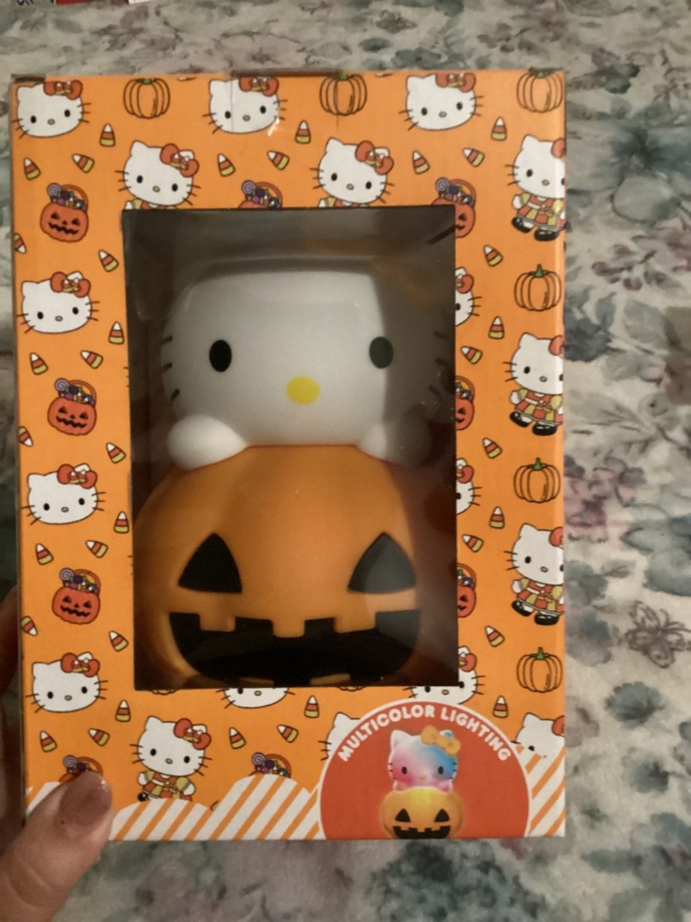 New Halloween HelloKitty LED Pumpkin Aroma Fan
